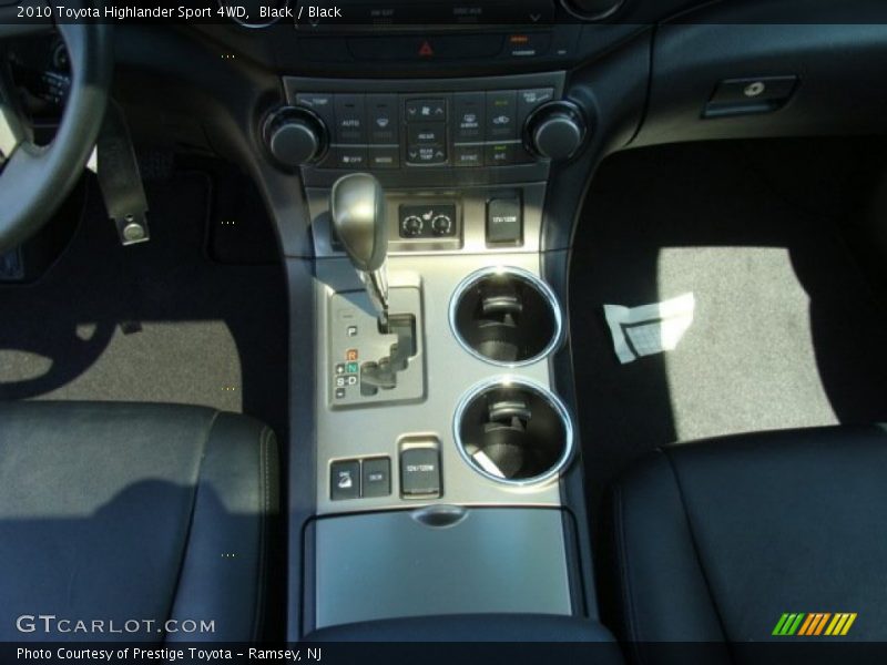 Black / Black 2010 Toyota Highlander Sport 4WD