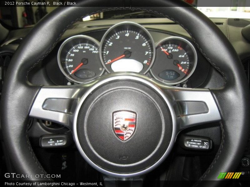  2012 Cayman R Steering Wheel