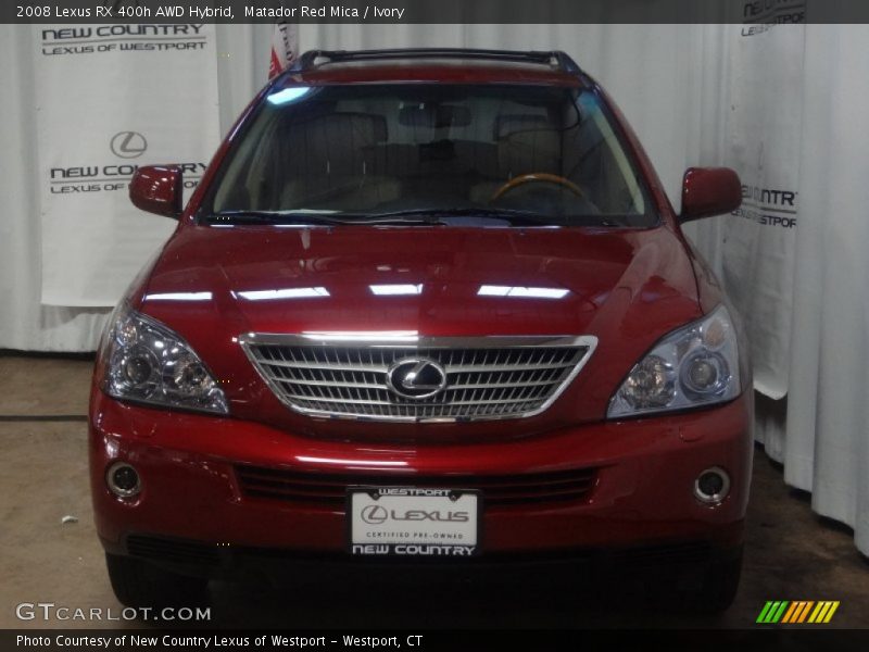 Matador Red Mica / Ivory 2008 Lexus RX 400h AWD Hybrid