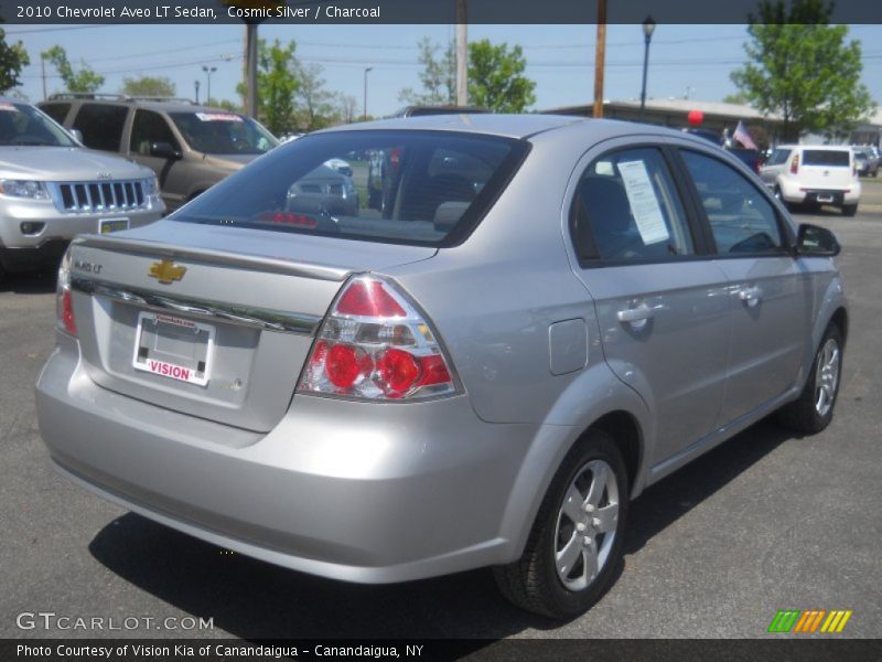 Cosmic Silver / Charcoal 2010 Chevrolet Aveo LT Sedan