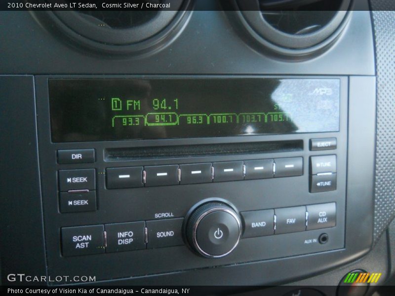 Cosmic Silver / Charcoal 2010 Chevrolet Aveo LT Sedan