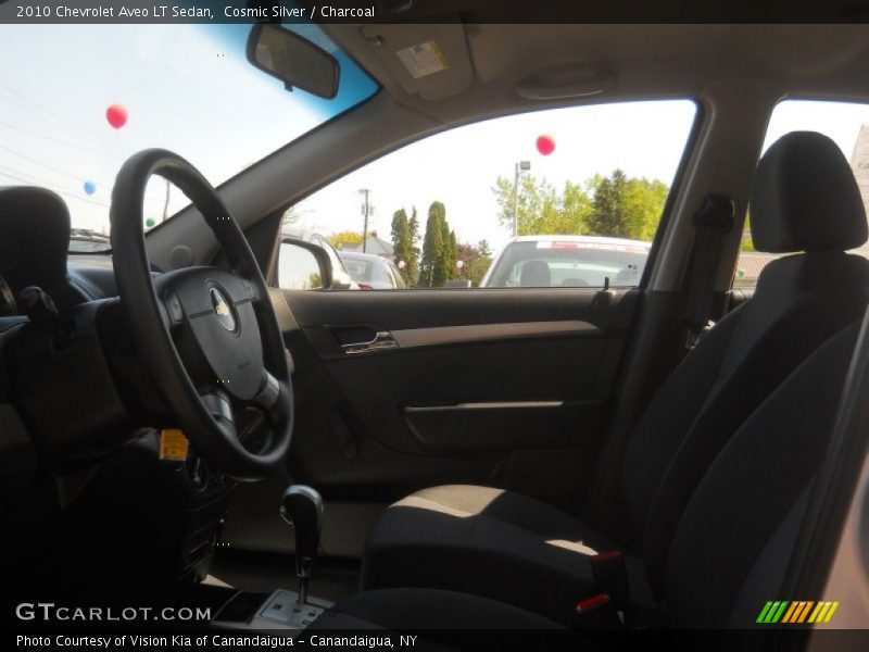 Cosmic Silver / Charcoal 2010 Chevrolet Aveo LT Sedan