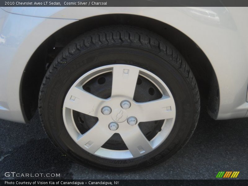 Cosmic Silver / Charcoal 2010 Chevrolet Aveo LT Sedan