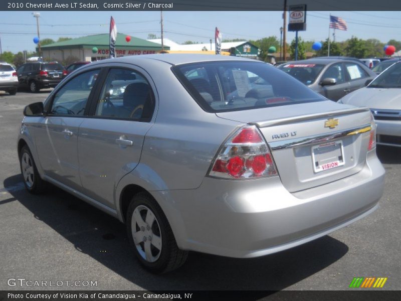 Cosmic Silver / Charcoal 2010 Chevrolet Aveo LT Sedan