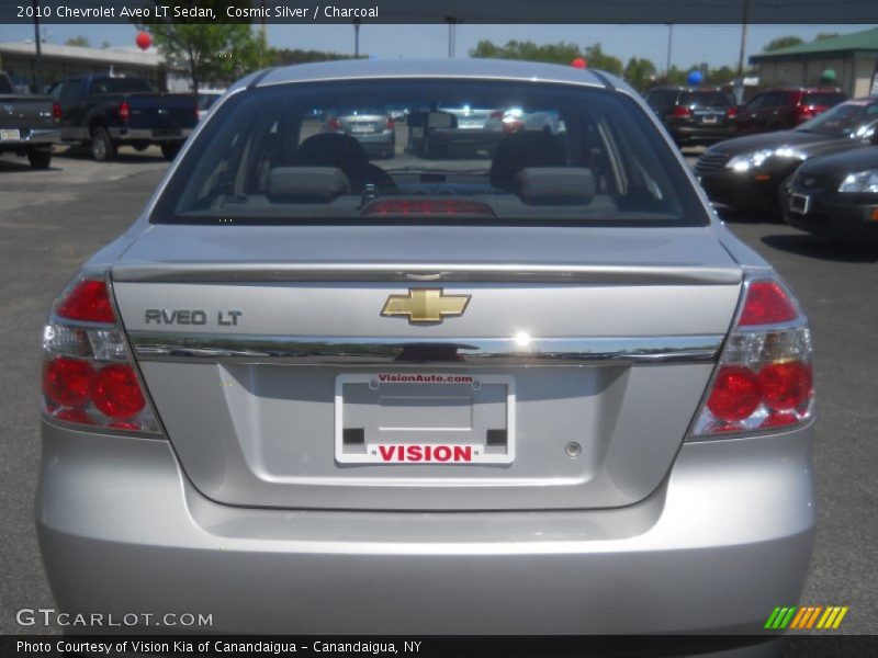Cosmic Silver / Charcoal 2010 Chevrolet Aveo LT Sedan