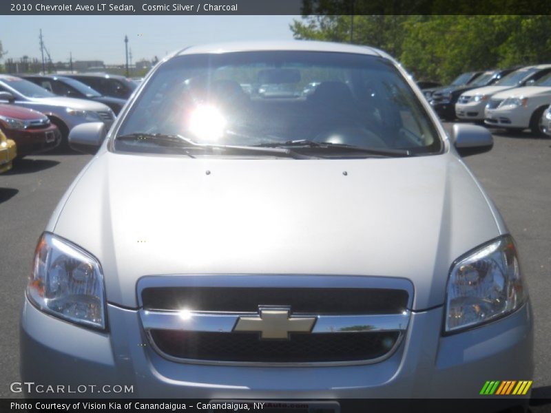 Cosmic Silver / Charcoal 2010 Chevrolet Aveo LT Sedan