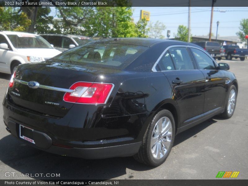 Ebony Black / Charcoal Black 2012 Ford Taurus Limited