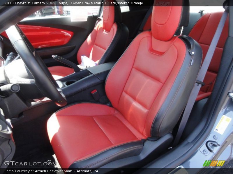 Front Seat of 2010 Camaro SS/RS Coupe