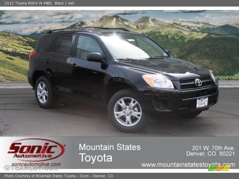 Black / Ash 2012 Toyota RAV4 I4 4WD
