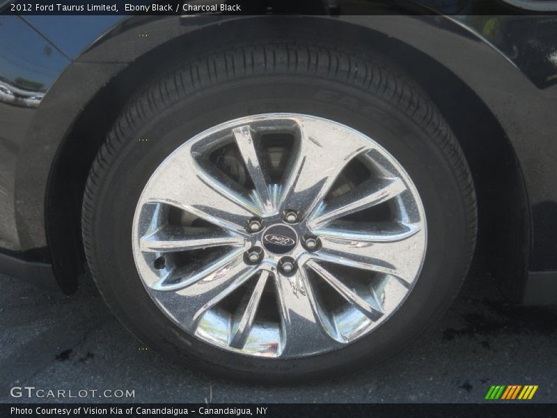 Ebony Black / Charcoal Black 2012 Ford Taurus Limited