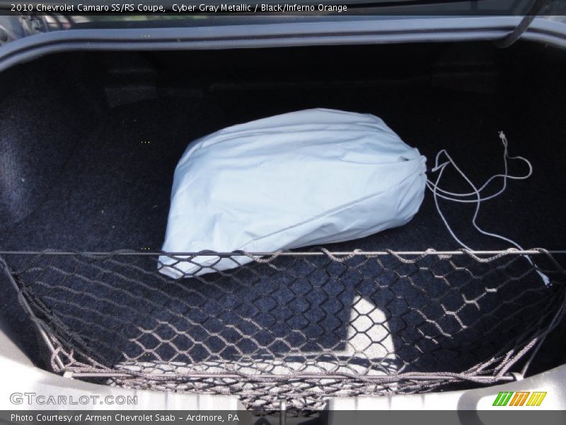Cyber Gray Metallic / Black/Inferno Orange 2010 Chevrolet Camaro SS/RS Coupe