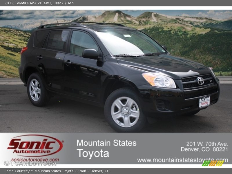 Black / Ash 2012 Toyota RAV4 V6 4WD