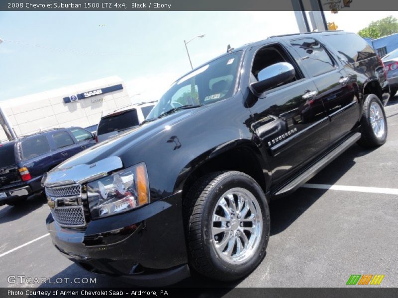 Black / Ebony 2008 Chevrolet Suburban 1500 LTZ 4x4