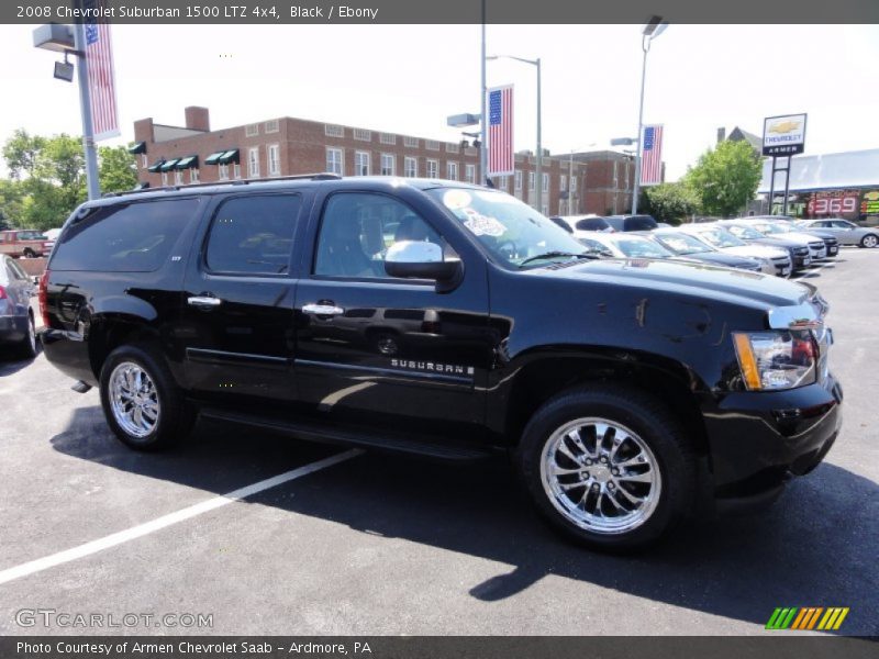 Black / Ebony 2008 Chevrolet Suburban 1500 LTZ 4x4