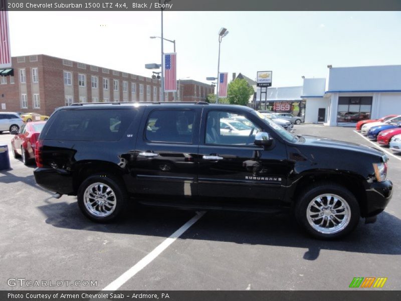 Black / Ebony 2008 Chevrolet Suburban 1500 LTZ 4x4