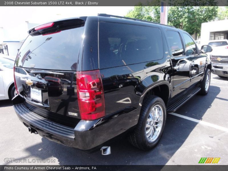 Black / Ebony 2008 Chevrolet Suburban 1500 LTZ 4x4