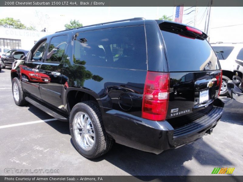 Black / Ebony 2008 Chevrolet Suburban 1500 LTZ 4x4