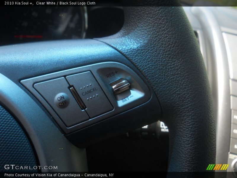 Clear White / Black Soul Logo Cloth 2010 Kia Soul +