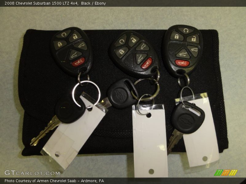 Black / Ebony 2008 Chevrolet Suburban 1500 LTZ 4x4