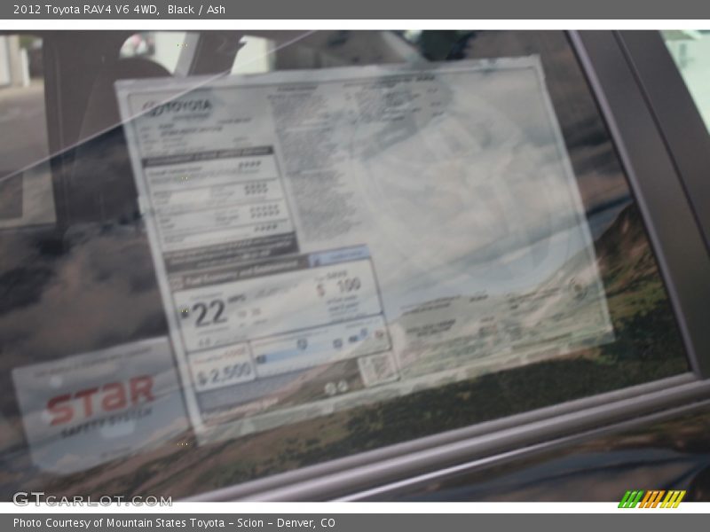 Black / Ash 2012 Toyota RAV4 V6 4WD