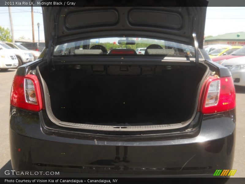 Midnight Black / Gray 2011 Kia Rio LX