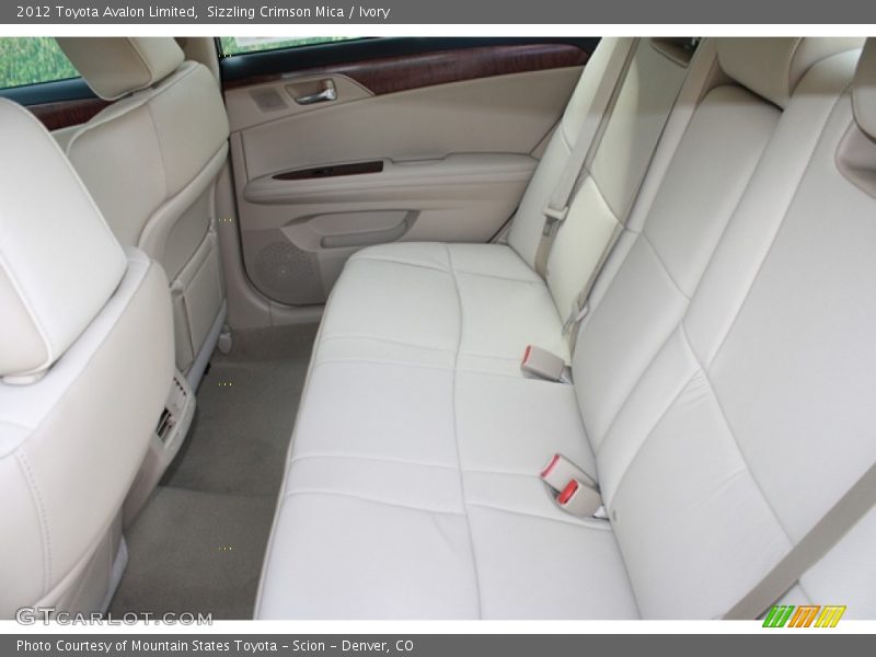 Sizzling Crimson Mica / Ivory 2012 Toyota Avalon Limited