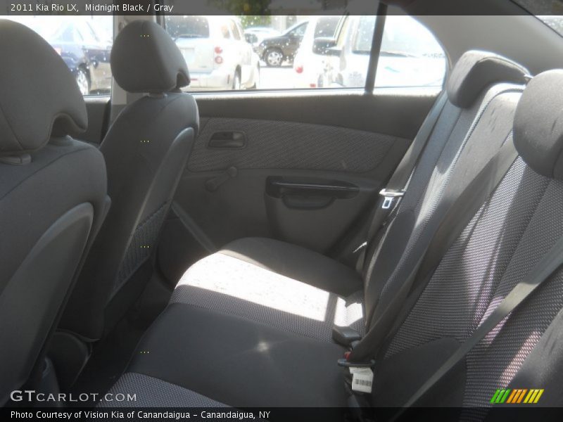 Midnight Black / Gray 2011 Kia Rio LX
