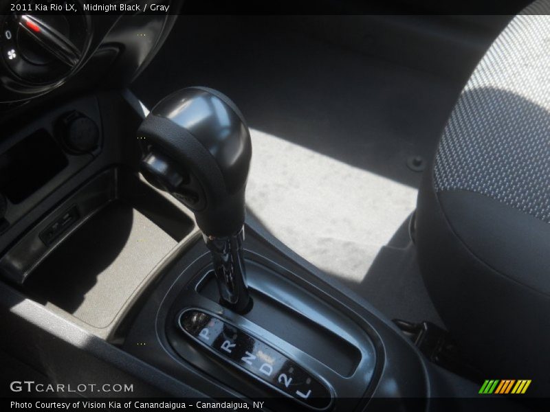 Midnight Black / Gray 2011 Kia Rio LX
