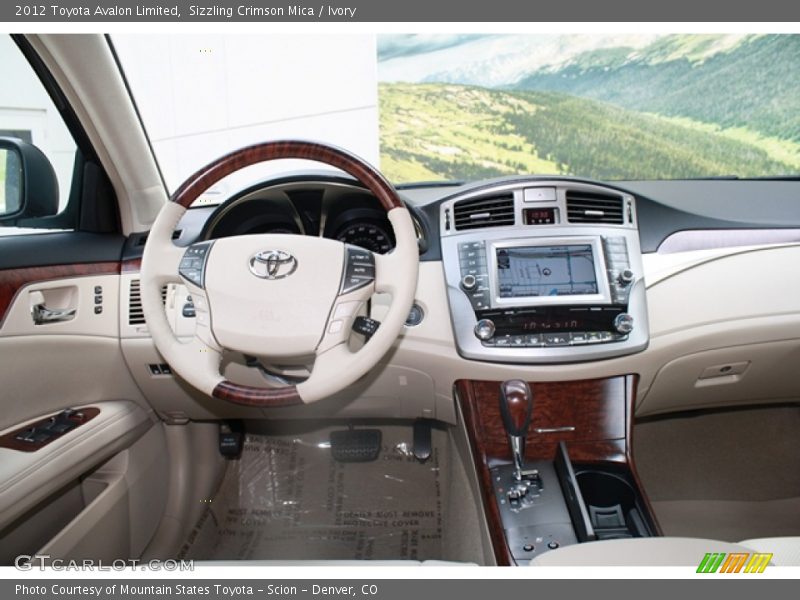 Sizzling Crimson Mica / Ivory 2012 Toyota Avalon Limited