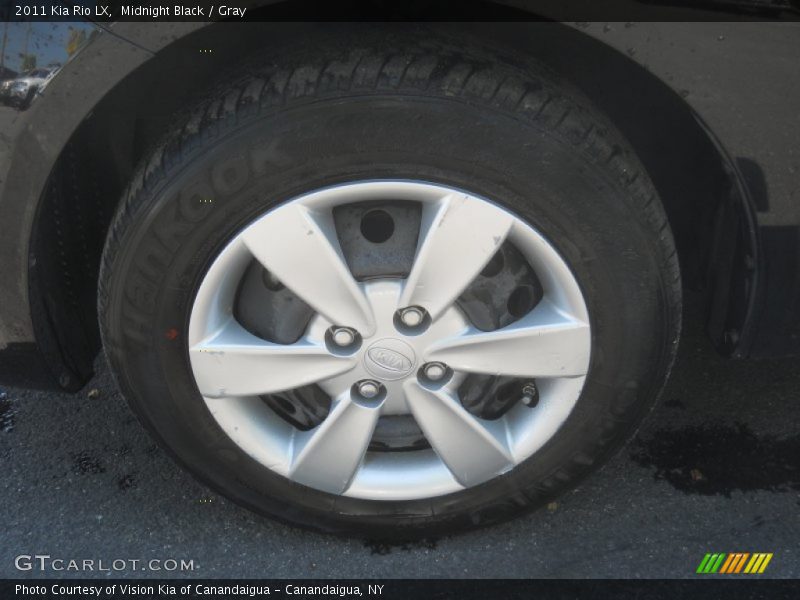 Midnight Black / Gray 2011 Kia Rio LX