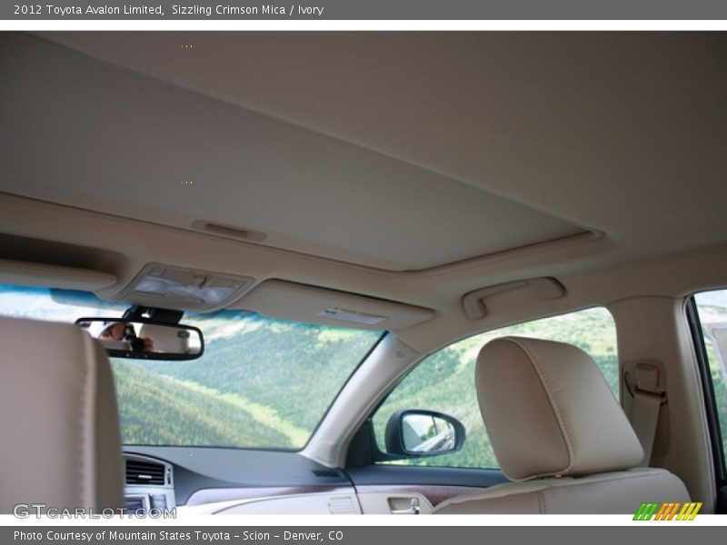 Sizzling Crimson Mica / Ivory 2012 Toyota Avalon Limited