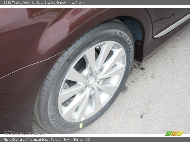 Sizzling Crimson Mica / Ivory 2012 Toyota Avalon Limited