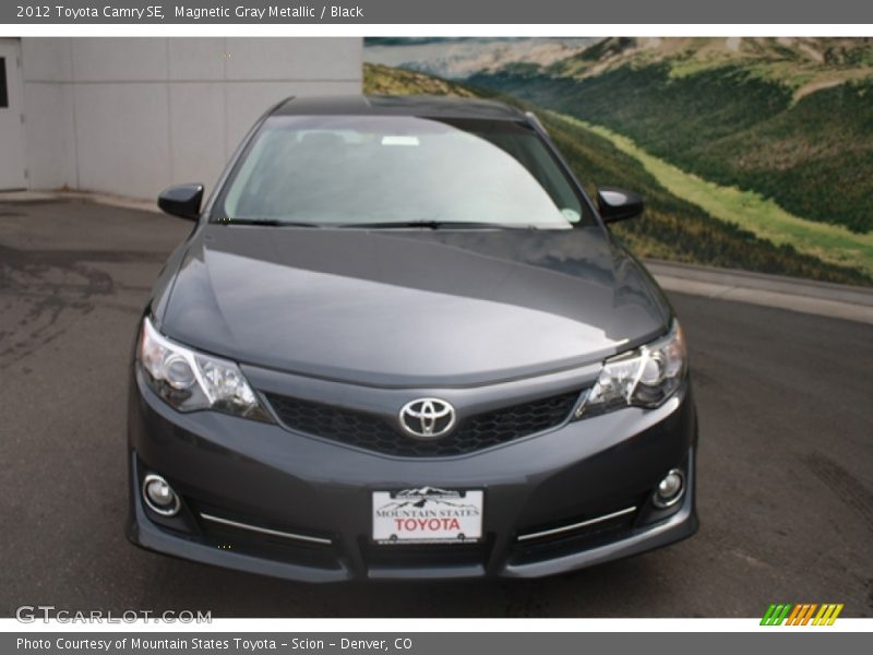 Magnetic Gray Metallic / Black 2012 Toyota Camry SE