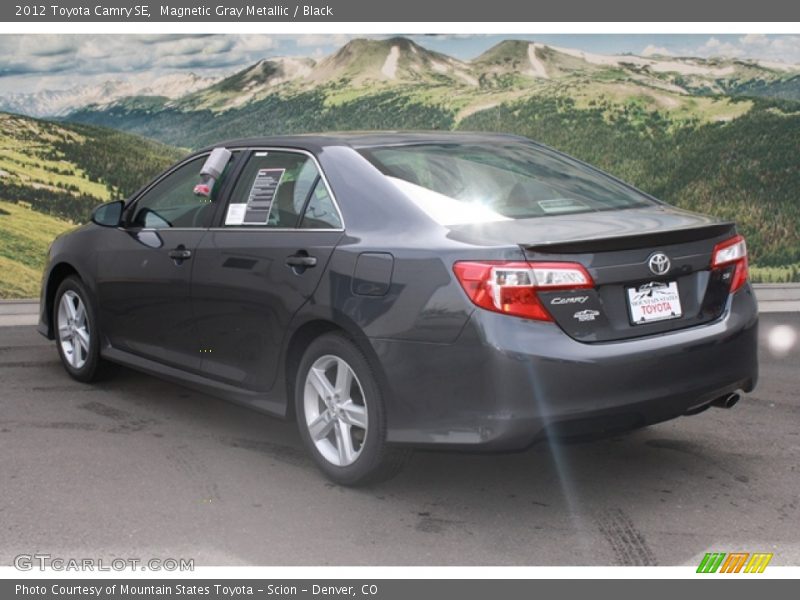 Magnetic Gray Metallic / Black 2012 Toyota Camry SE