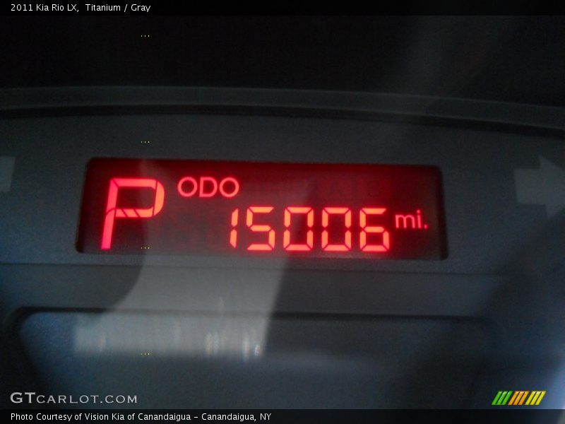 Titanium / Gray 2011 Kia Rio LX