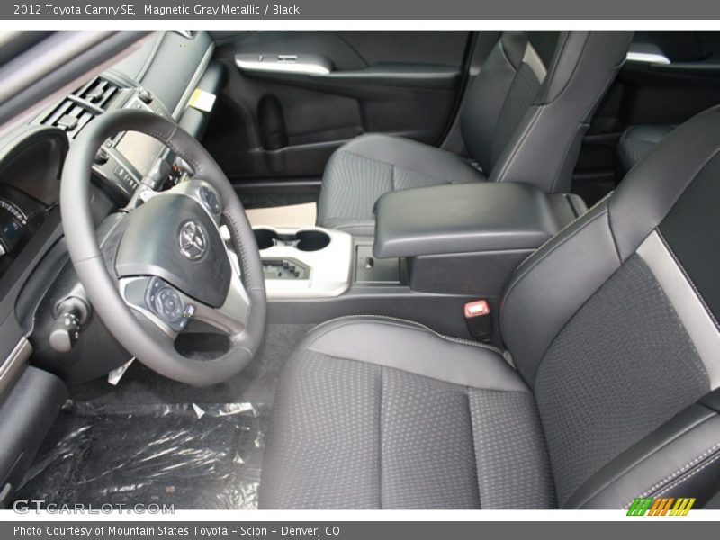 Magnetic Gray Metallic / Black 2012 Toyota Camry SE