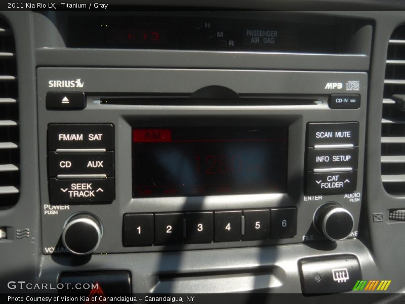 Titanium / Gray 2011 Kia Rio LX