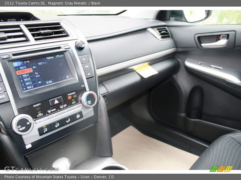 Magnetic Gray Metallic / Black 2012 Toyota Camry SE
