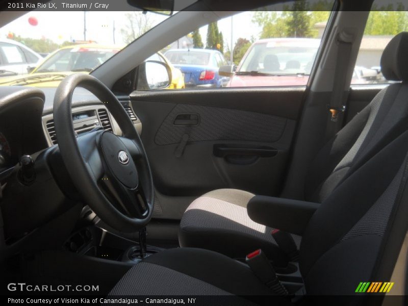 Titanium / Gray 2011 Kia Rio LX