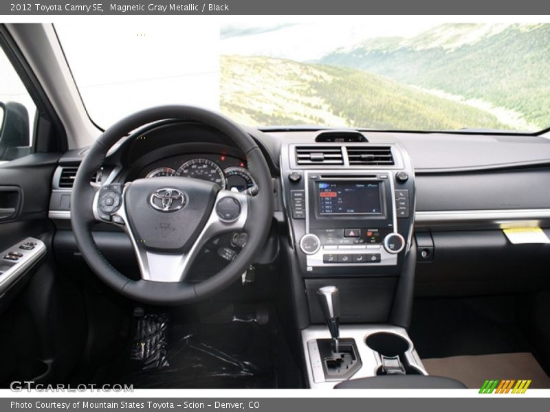Magnetic Gray Metallic / Black 2012 Toyota Camry SE
