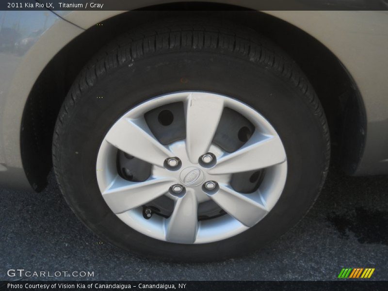 Titanium / Gray 2011 Kia Rio LX