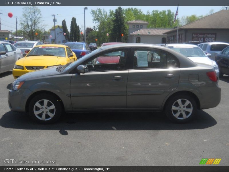 Titanium / Gray 2011 Kia Rio LX