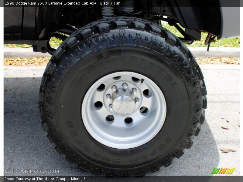 Black / Tan 1998 Dodge Ram 2500 Laramie Extended Cab 4x4
