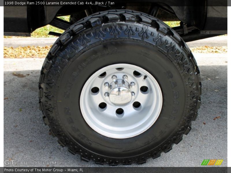 Black / Tan 1998 Dodge Ram 2500 Laramie Extended Cab 4x4