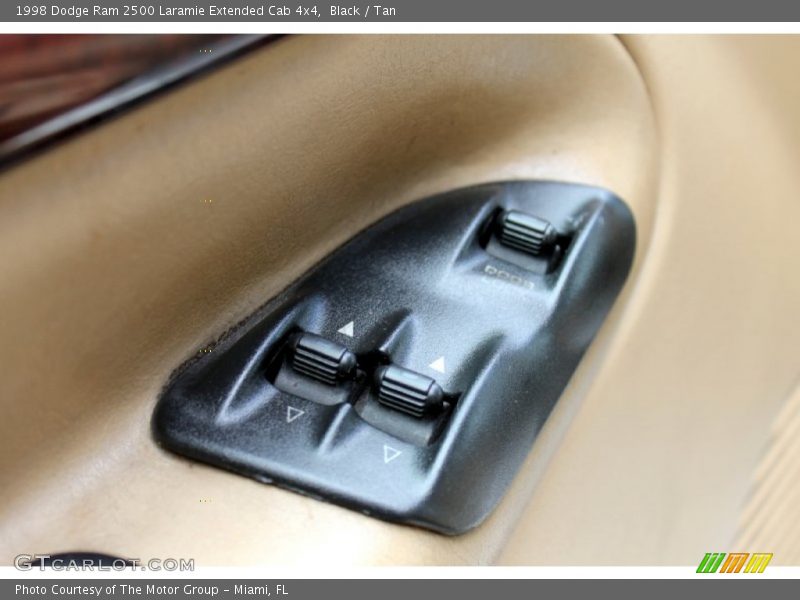 Black / Tan 1998 Dodge Ram 2500 Laramie Extended Cab 4x4