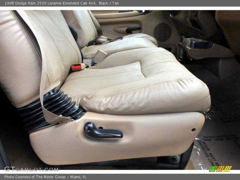 Black / Tan 1998 Dodge Ram 2500 Laramie Extended Cab 4x4