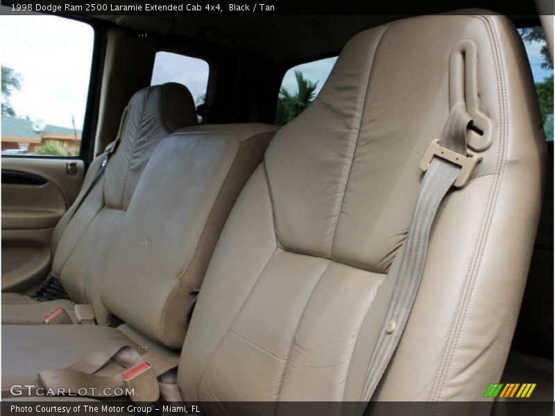 Black / Tan 1998 Dodge Ram 2500 Laramie Extended Cab 4x4