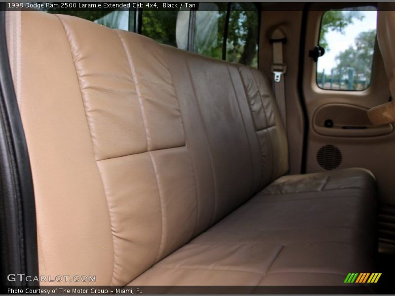 Black / Tan 1998 Dodge Ram 2500 Laramie Extended Cab 4x4