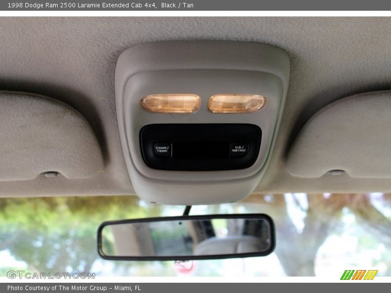 Black / Tan 1998 Dodge Ram 2500 Laramie Extended Cab 4x4