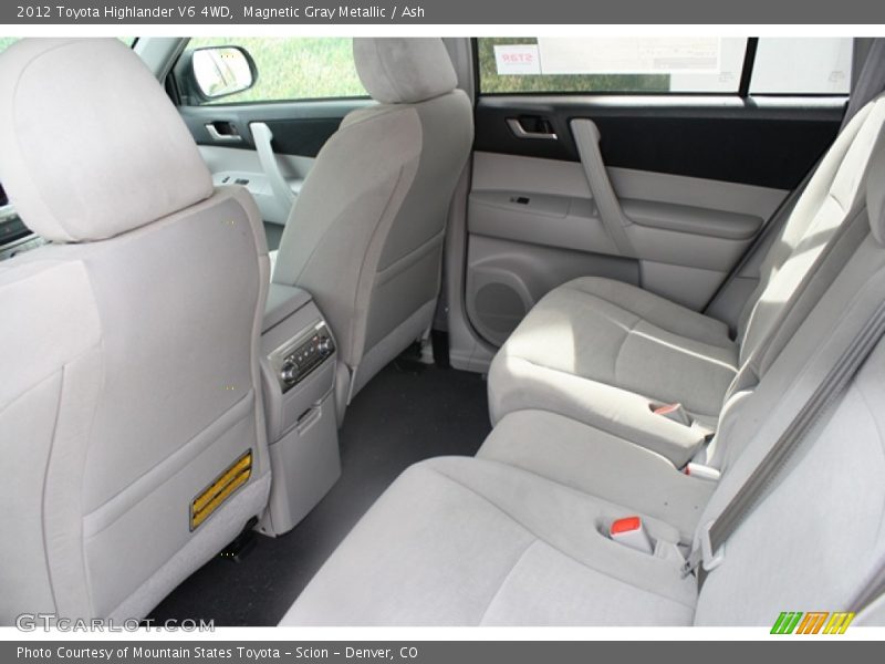 Magnetic Gray Metallic / Ash 2012 Toyota Highlander V6 4WD